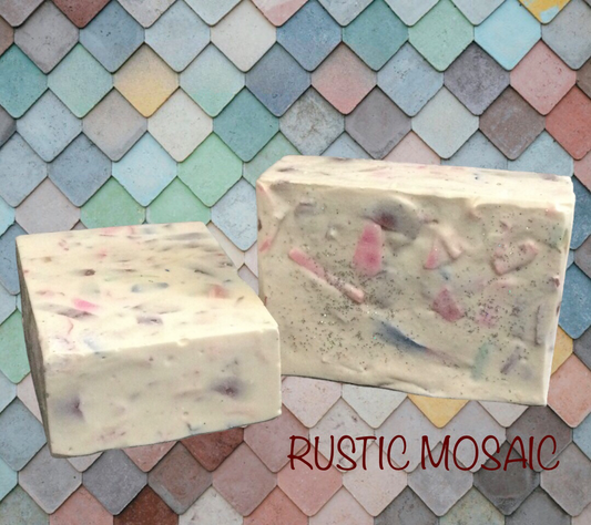 RUSTIC MOSAIC artisan soap