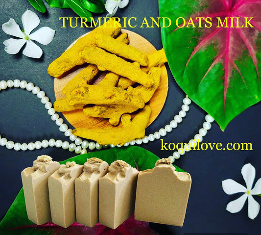 TURMERIC AND OATS MILK ARTISAN SOAP